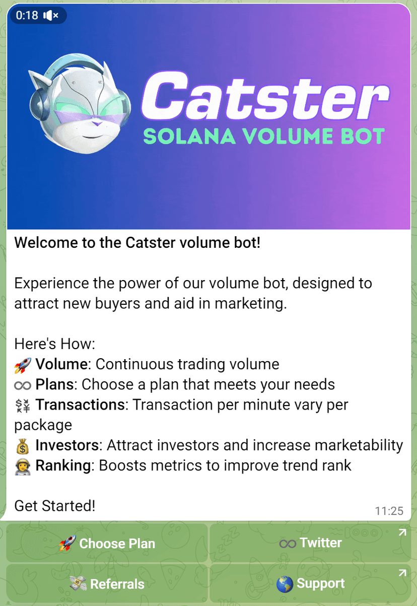 Volume, Trending Bot project